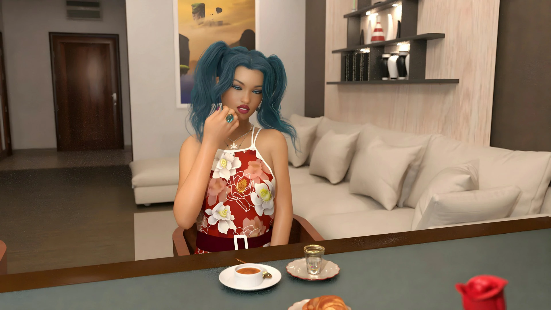 【欧美SLG/AI汉化/3D】家庭秘密0.2.1bAI汉化版【PC+安卓/1G/更新】 内容图 2