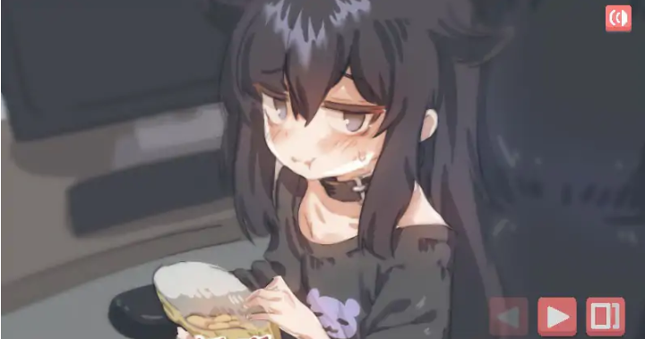 像素SLG【在阴暗的房间中和独孤的女孩子的约会] 官方中文版 100MB