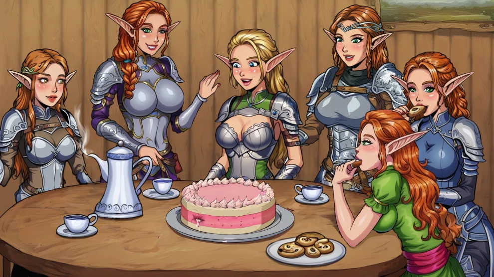 【欧美SLG/AI汉化/同人】凯兰崔尔的堕落0.15.5 AI汉化版【PC+安卓/2.6G/更新】 内容图 1