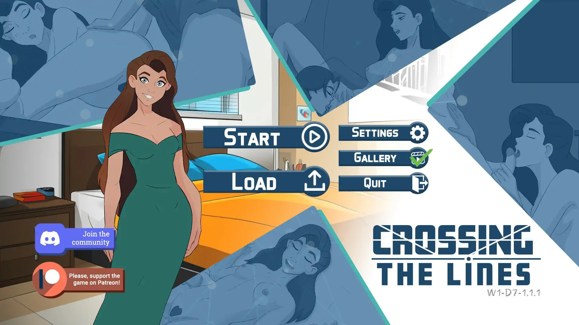 欧SLG【越过界限】W1-D7-1.1.1 汉化版 1.2G