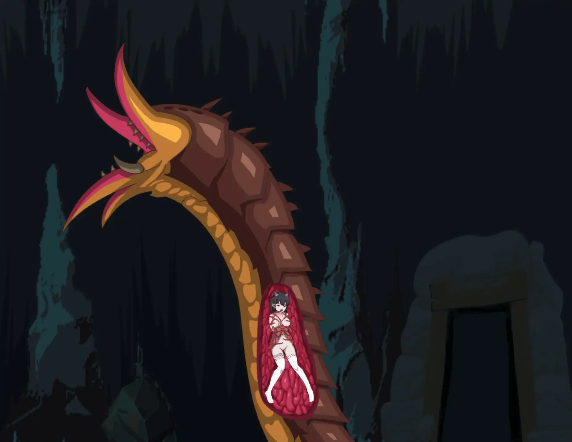 【日系ACT/像素/官中】退魔巫女-异种淫狱 官方中文版【PC/0.1G】 更新日志图 2